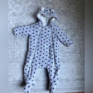 GAP baby bunting with stars and ears! super soft and warm